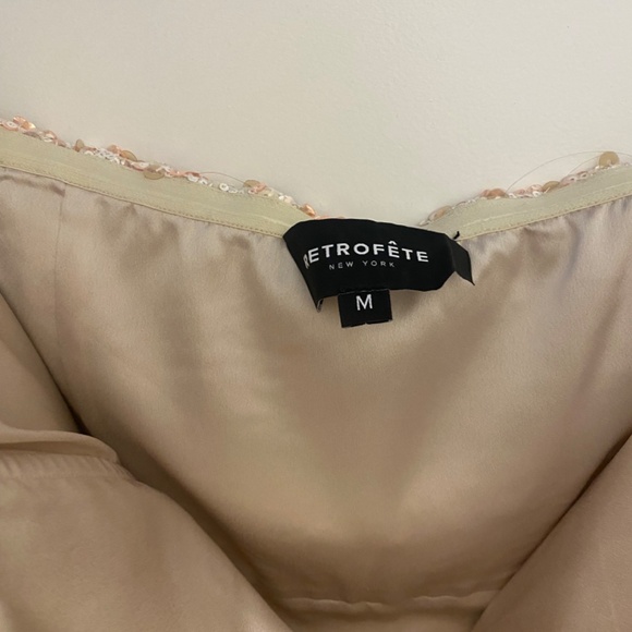 Retrofete Heather sequin Dress in Champagne - Picture 4 of 6